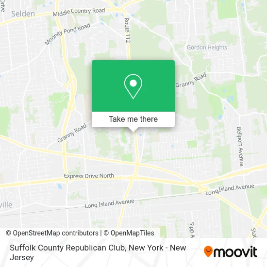 Suffolk County Republican Club map