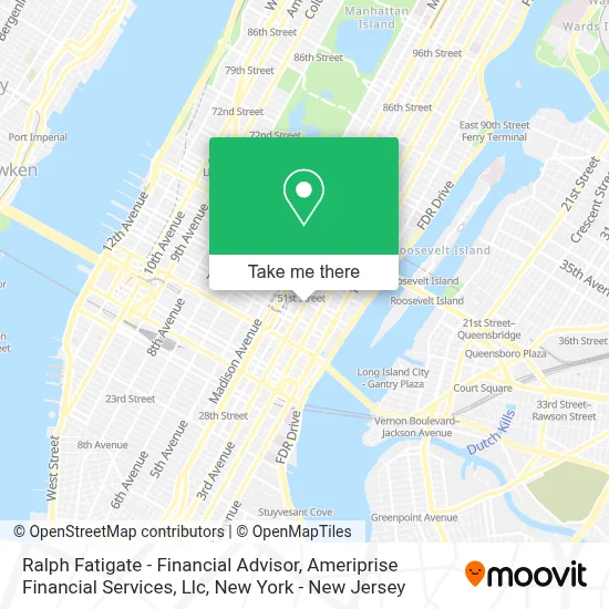 Ralph Fatigate - Financial Advisor, Ameriprise Financial Services, Llc map