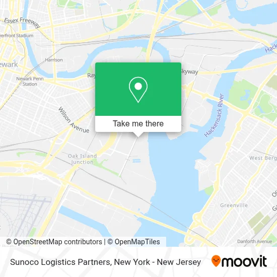 Sunoco Logistics Partners map