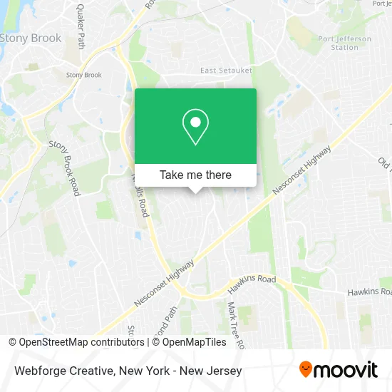 Webforge Creative map