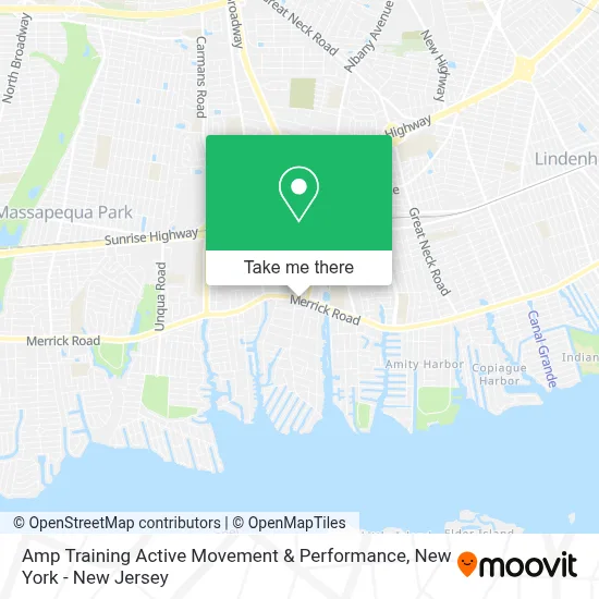 Amp Training Active Movement & Performance map