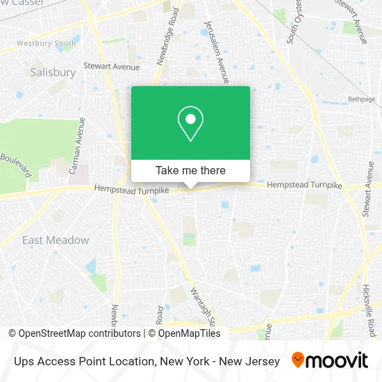 Ups Access Point Location map