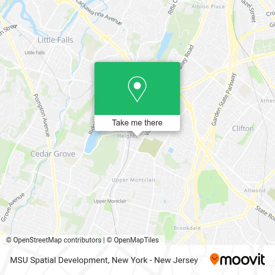MSU Spatial Development map