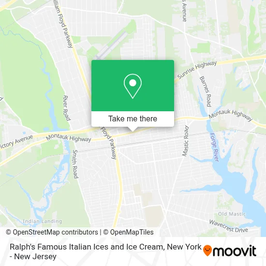 Ralph's Famous Italian Ices and Ice Cream map