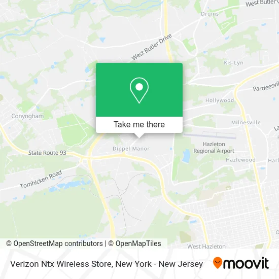Verizon Ntx Wireless Store map
