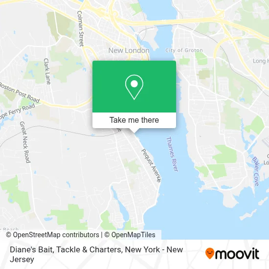 Diane's Bait, Tackle & Charters map