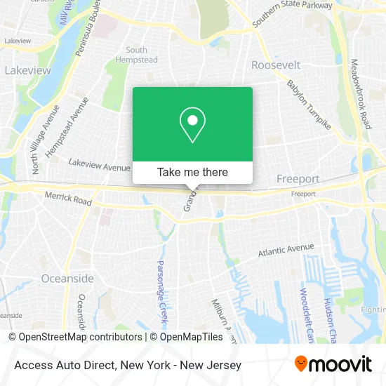 Access Auto Direct map