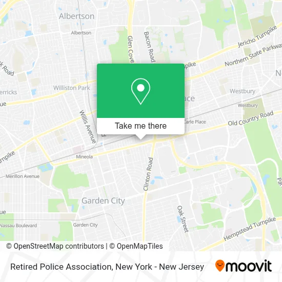 Retired Police Association map