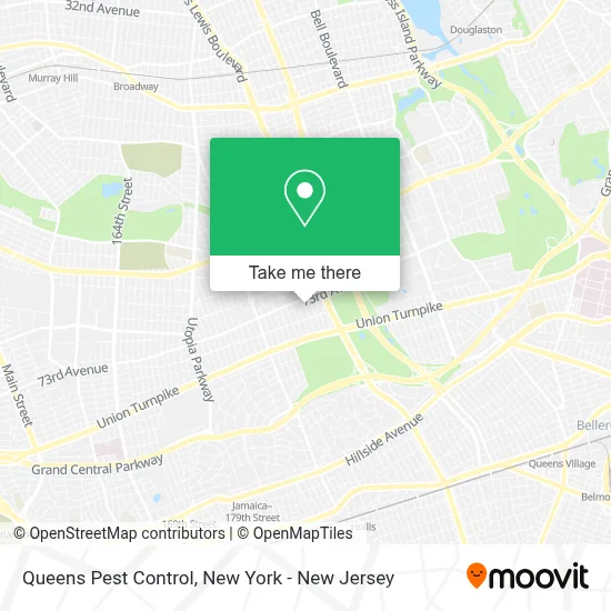 Queens Pest Control map