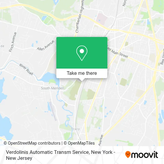 Verdolinis Automatic Transm Service map