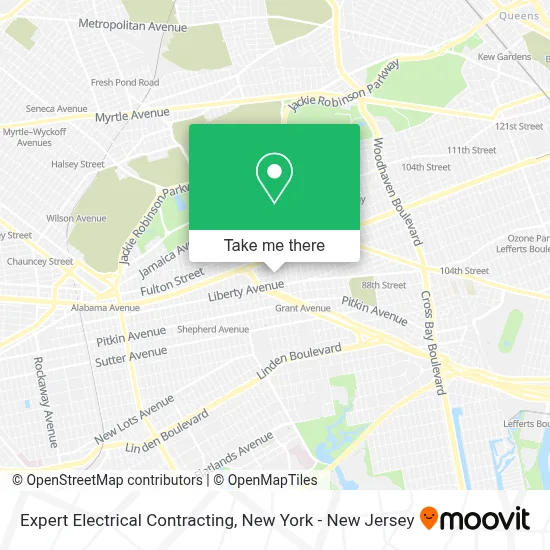 Expert Electrical Contracting map