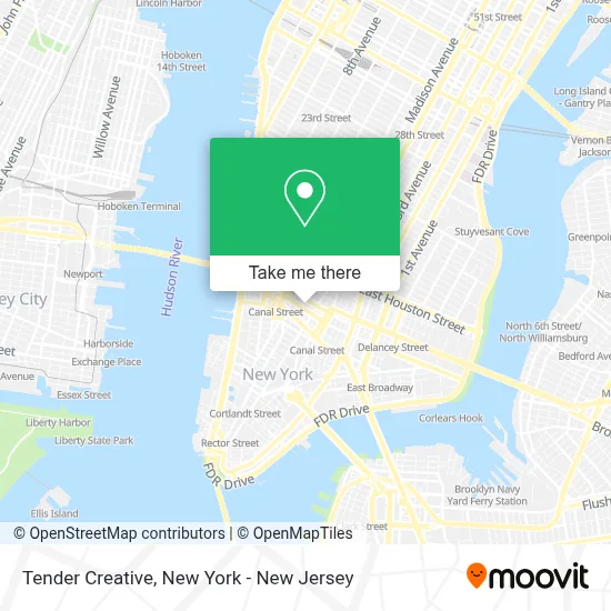 Tender Creative map