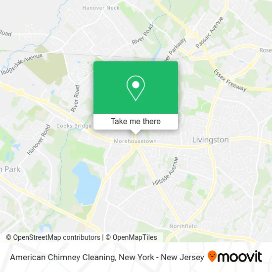 American Chimney Cleaning map