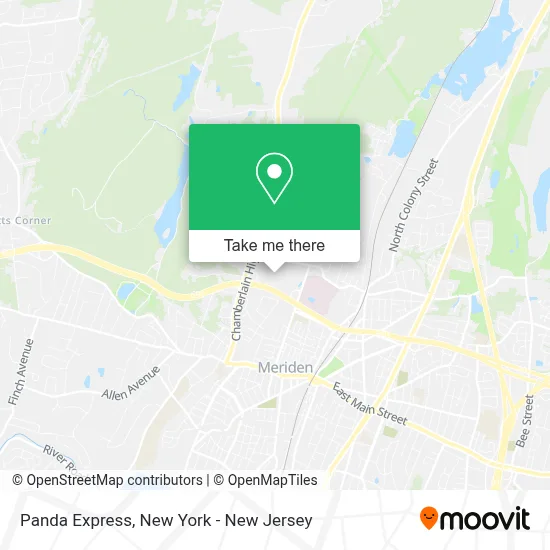 Panda Express map
