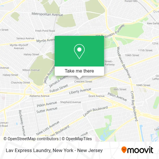 Lav Express Laundry map