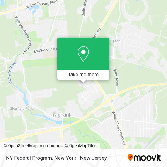 NY Federal Program map