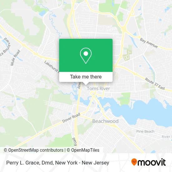 Perry L. Grace, Dmd map