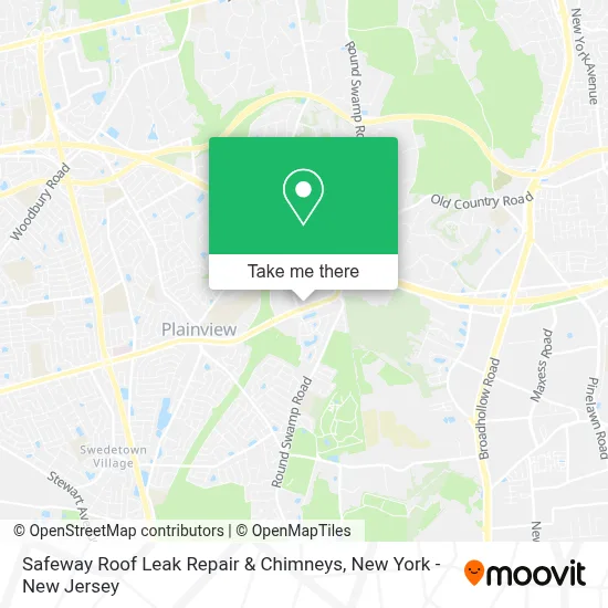 Safeway Roof Leak Repair & Chimneys map