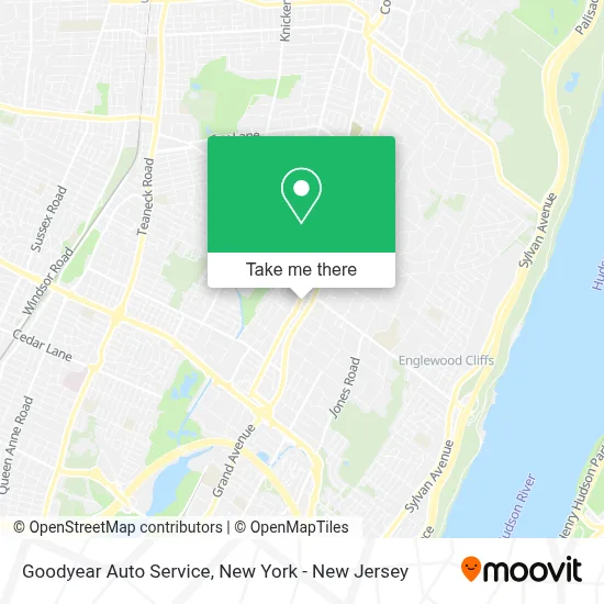 Goodyear Auto Service map