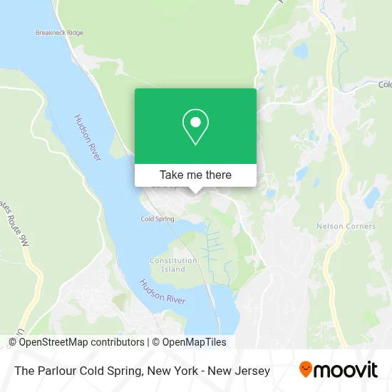 The Parlour Cold Spring map