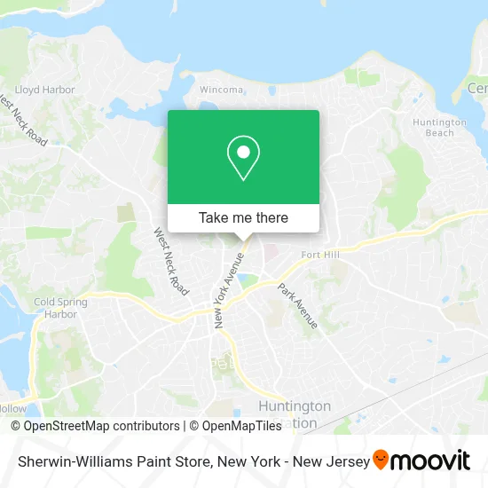 Sherwin-Williams Paint Store map