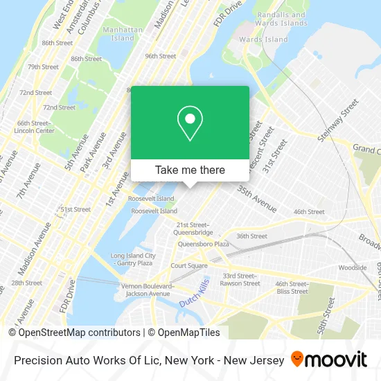 Precision Auto Works Of Lic map