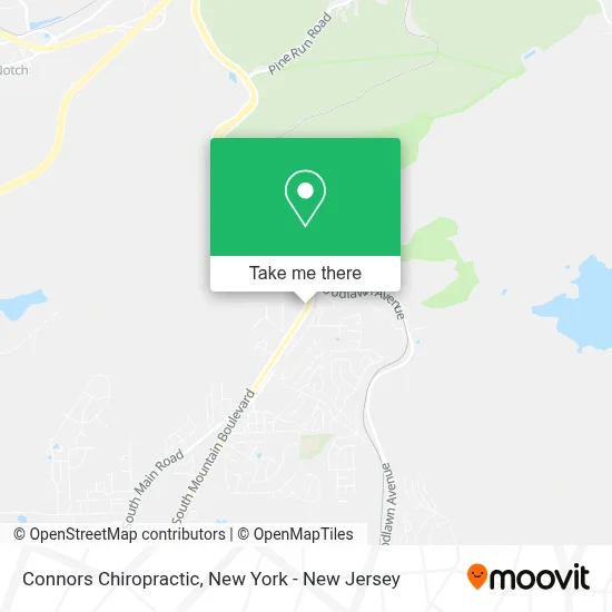 Connors Chiropractic map