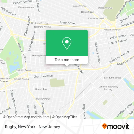 Rugby map