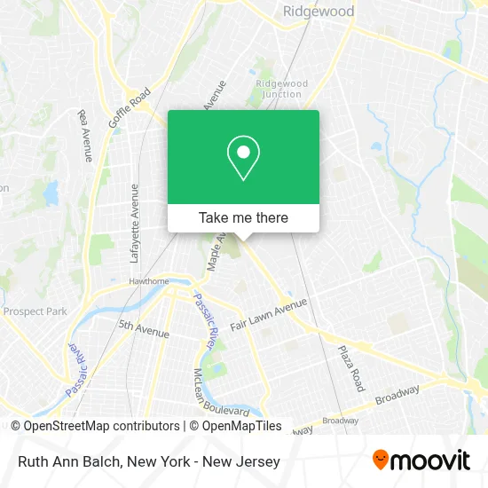 Ruth Ann Balch map