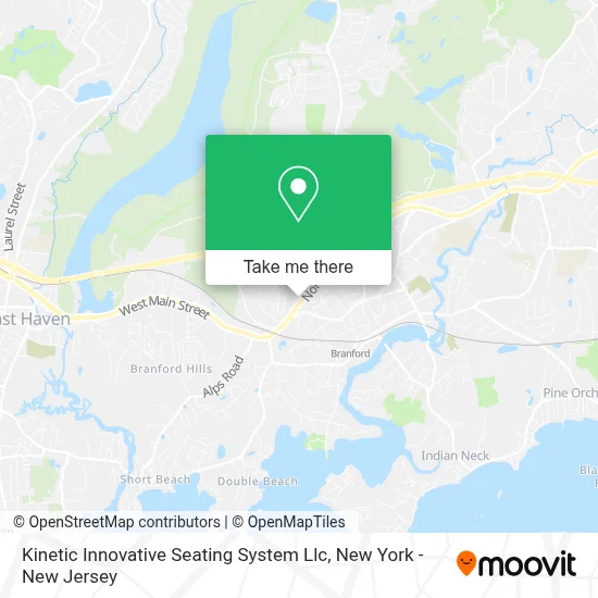 Kinetic Innovative Seating System Llc map