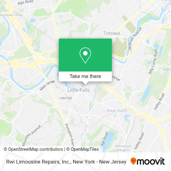 Rwi Limousine Repairs, Inc. map