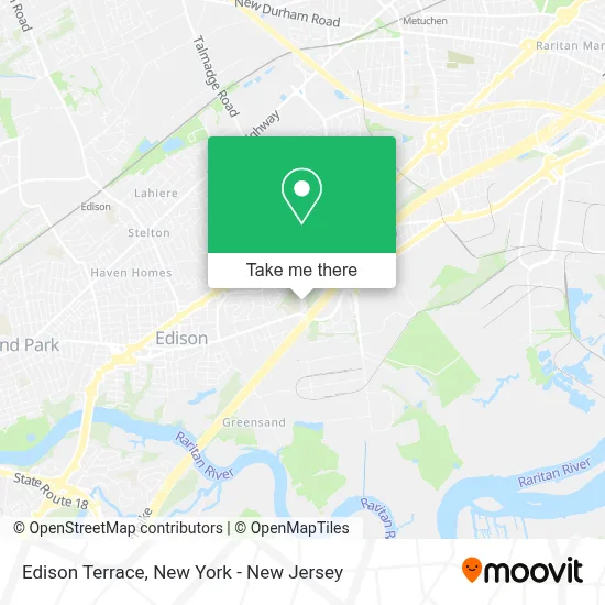 Edison Terrace map