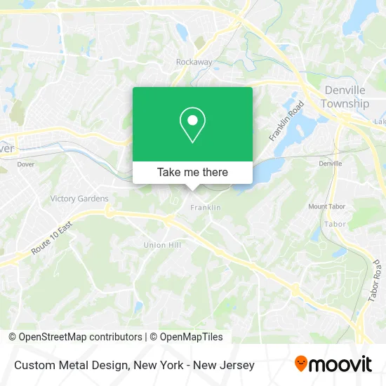 Custom Metal Design map