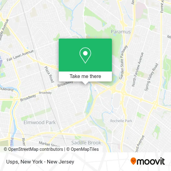 Usps map