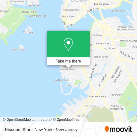 Discount Store map