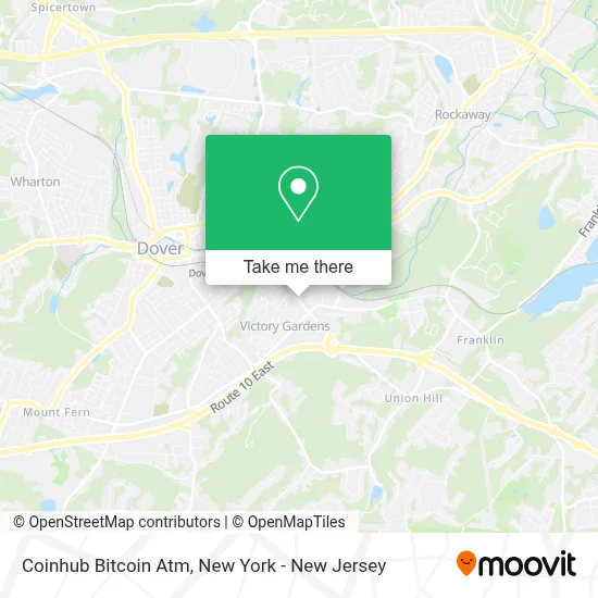 Coinhub Bitcoin Atm map