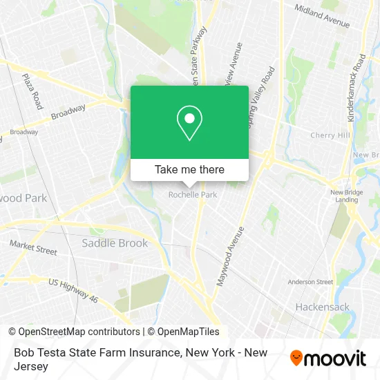 Bob Testa State Farm Insurance map