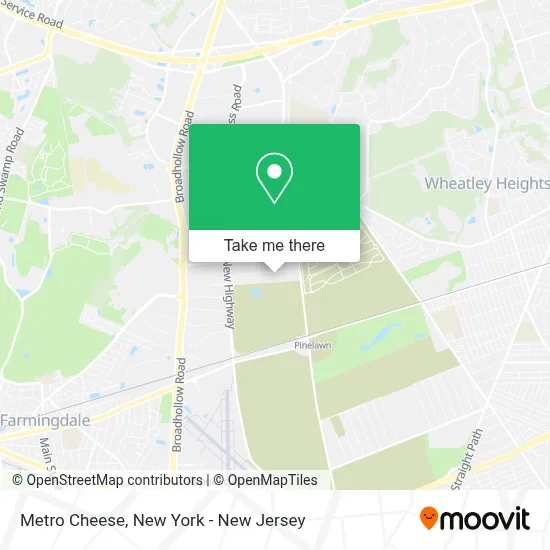 Metro Cheese map