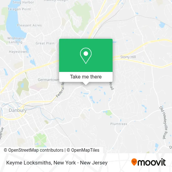 Keyme Locksmiths map