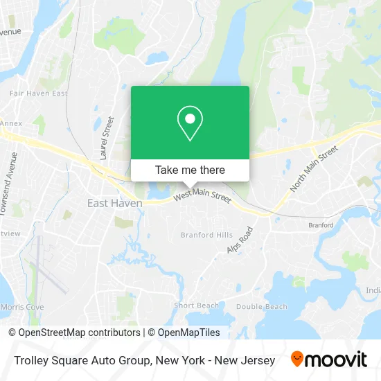 Trolley Square Auto Group map
