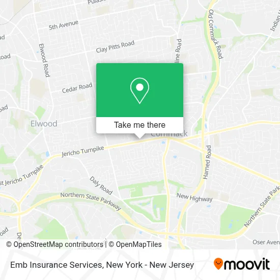 Emb Insurance Services map
