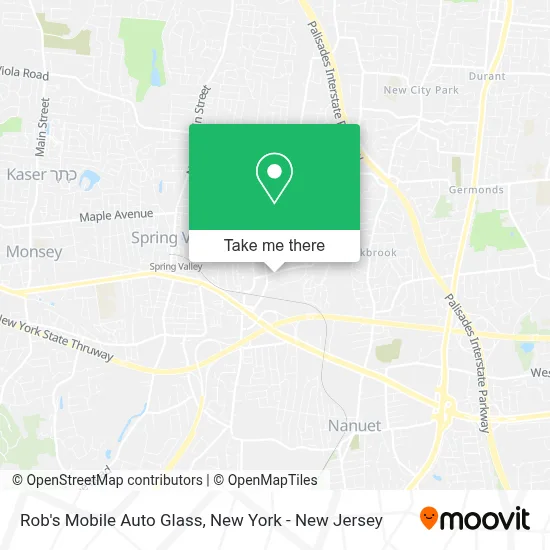 Rob's Mobile Auto Glass map