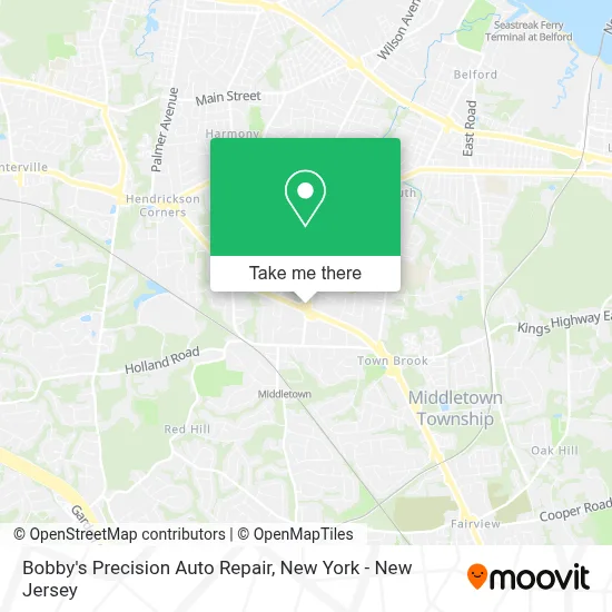 Bobby's Precision Auto Repair map