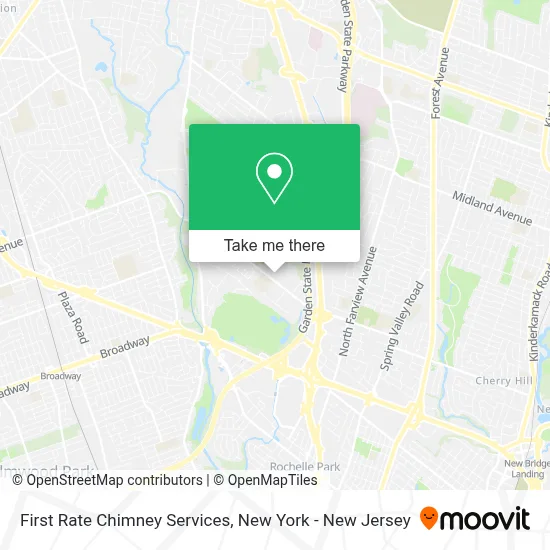 First Rate Chimney Services map