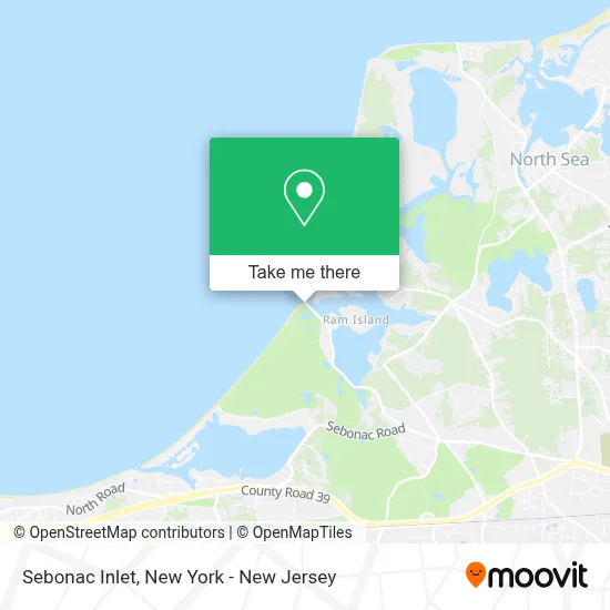 Sebonac Inlet map