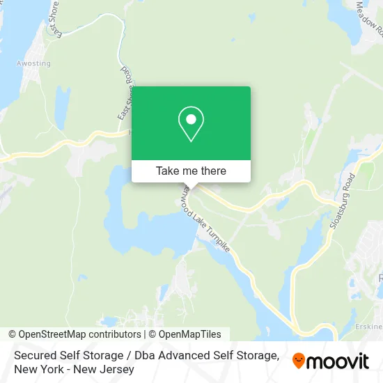 Secured Self Storage / Dba Advanced Self Storage map