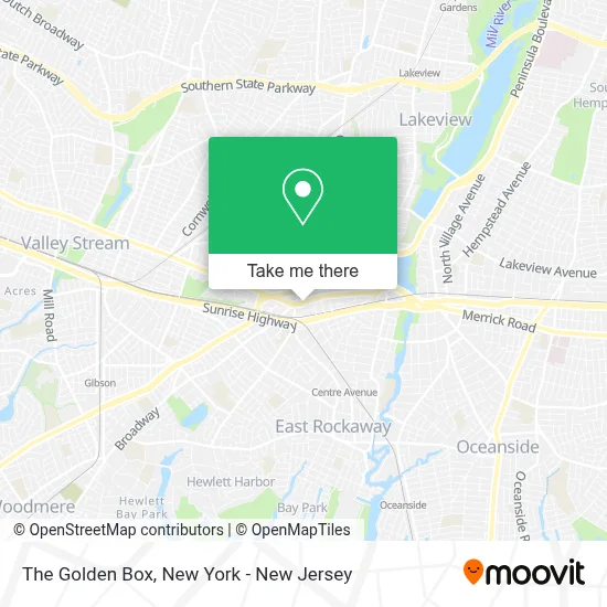The Golden Box map