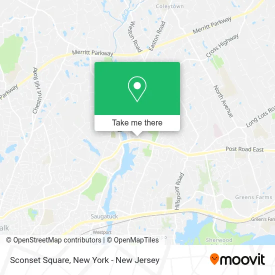 Sconset Square map