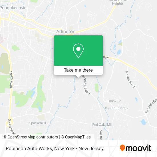Robinson Auto Works map