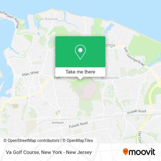 Va Golf Course map